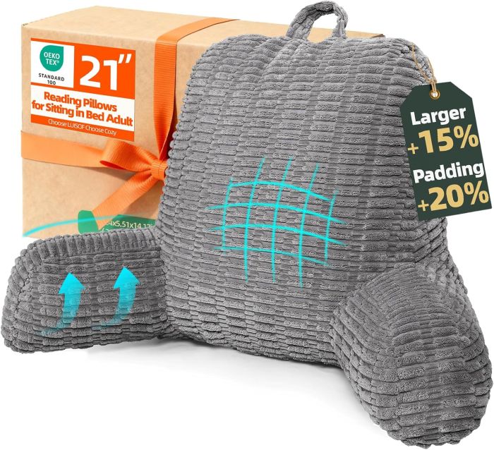 LUISOF Large Reading Pillow